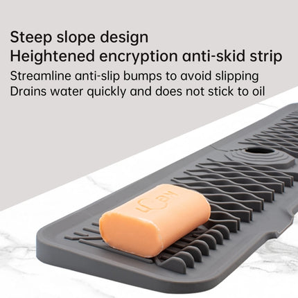 Slope Silicone Faucet Drain Pad Splash-proof Sink Faucet Mat - DealBuddy