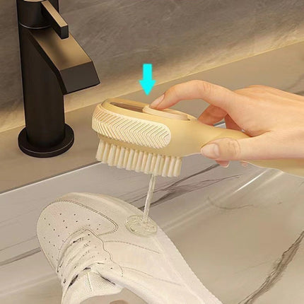 Multifunctional Liquid-filled Shoe Brush Household Cleaning Soft-bristled Laundry Brush