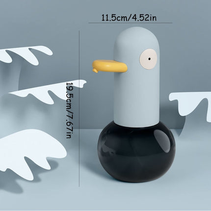 Cute Duck Automatic Foam Soap Dispenser Rechargeable Touchless Hand Washing Machine For Bathroom Kitchen
