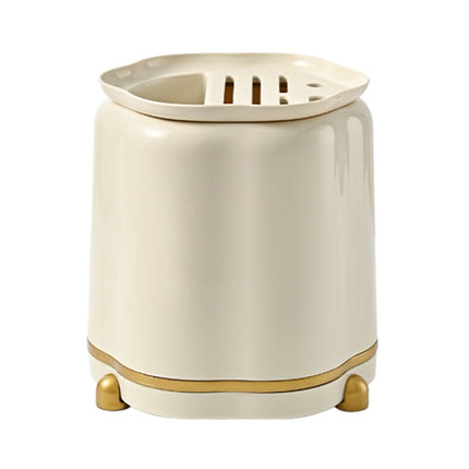 Kitchen Rotating Knife Rack Multi-functional Cutlery Shelf Home All-in-One Chopsticks Storage Rack - DealBuddy