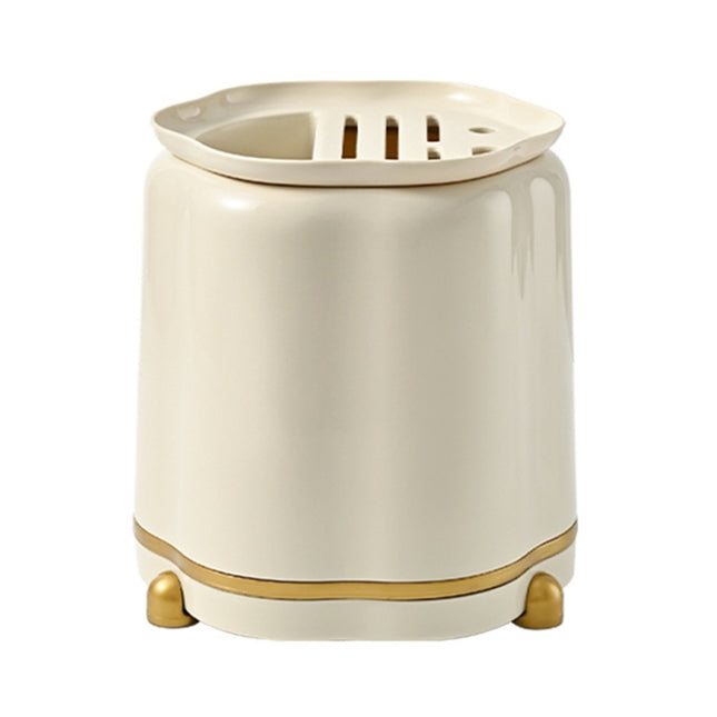 Kitchen Rotating Knife Rack Multi-functional Cutlery Shelf Home All-in-One Chopsticks Storage Rack - DealBuddy