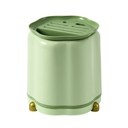 Kitchen Rotating Knife Rack Multi-functional Cutlery Shelf Home All-in-One Chopsticks Storage Rack - DealBuddy