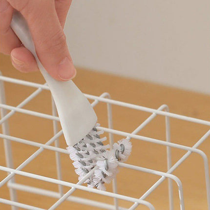 3pcs 2-in-1 Kitchen Stove Cleaning Brush Shovel Barbecue Rack Cleaning Brush