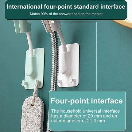 Multifunctional Universal Adjustable Shower Rack Bathroom Free Hole Shelf