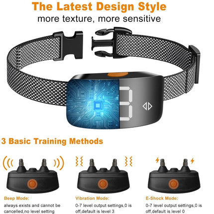 Intelligent Stop Bark Dog Trainer Anti-Barking Pet Supplies, 7 Training Modes - DealBuddy