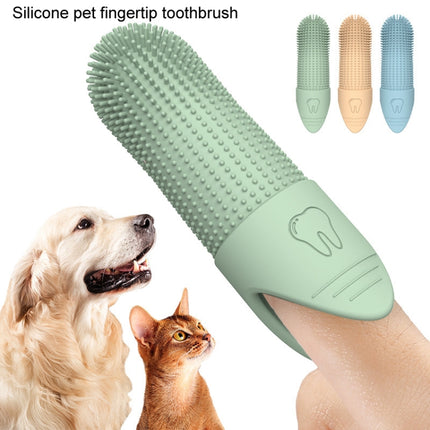 Pet Finger Toothbrush Cats Dogs Silicone Toothbrush Pet Oral Cleaning Care Tool - DealBuddy