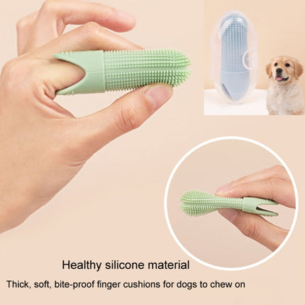 Pet Finger Toothbrush Cats Dogs Silicone Toothbrush Pet Oral Cleaning Care Tool - DealBuddy