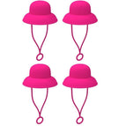 Vintage Hat Rose Red