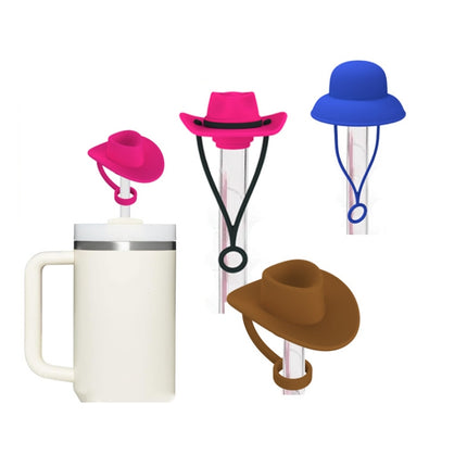 4pcs /Set Silicone Straw Cap 6-10mm Universal Size Dust Plugs, Cowboy Hat Rose Red, Cowboy Hat Black, Cowboy Hat Brown, Vintage Hat Rose Red, Vintage Hat Brown, Vintage Hat Black, Hanging Rope Cowboy Hat Brown, Hanging Rope Cowboy Hat Black            ... - DealBuddy