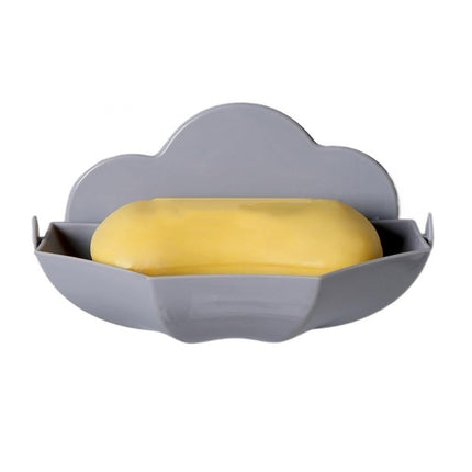 Cloud-shaped Soap Box Drain-free Wall-mounted Cute Soap Rack