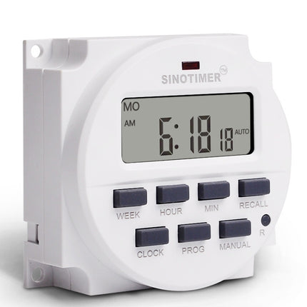 SINOTIMER Programmable Timer Switch Time Controller, TM618H-3 24V, TM618H-4 12V, TM618H 5V - DealBuddy