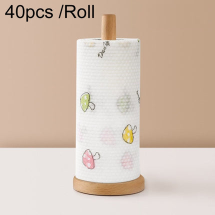 Thickened Disposable Dishwashing Cloth Rag Wet And Dry Oil-absorbing Kitchen Paper, 25pcs /Roll, 40pcs /Roll, 70pcs /Roll, 88pcs /Roll, 98pcs /Roll - DealBuddy