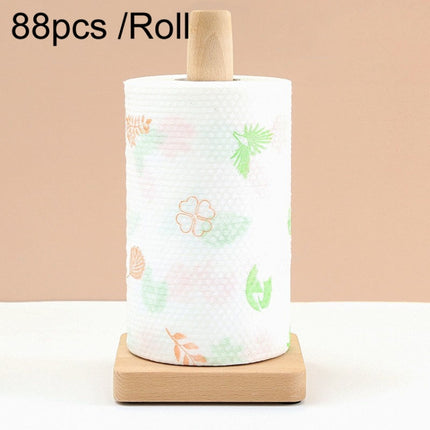 Thickened Disposable Dishwashing Cloth Rag Wet And Dry Oil-absorbing Kitchen Paper, 25pcs /Roll, 40pcs /Roll, 70pcs /Roll, 88pcs /Roll, 98pcs /Roll - DealBuddy