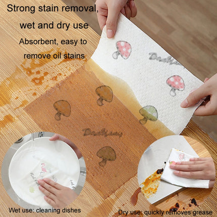 Thickened Disposable Dishwashing Cloth Rag Wet And Dry Oil-absorbing Kitchen Paper