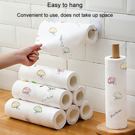 Thickened Disposable Dishwashing Cloth Rag Wet And Dry Oil-absorbing Kitchen Paper, 25pcs /Roll, 40pcs /Roll, 70pcs /Roll, 88pcs /Roll, 98pcs /Roll - DealBuddy