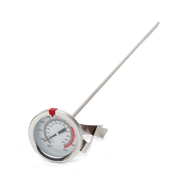Stainless Steel Thermometer with Pot Clip for Frying, Cooking, Turkey, Food, Milk - DealBuddy