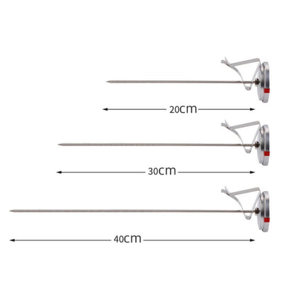 Stainless Steel Thermometer with Pot Clip for Frying, Cooking, Turkey, Food, Milk - DealBuddy