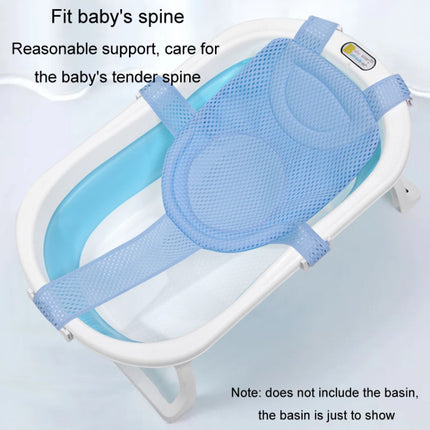 Baby Bath Tub Bathing Support Net Stand Newborn Non-Slip Suspended Shower Mat, 5 Buckle Blue, 5 Buckle Pink, 5 Buckle Green, T-type Blue, T-type Pink, T-type Green - DealBuddy