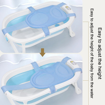 Baby Bath Tub Bathing Support Net Stand Newborn Non-Slip Suspended Shower Mat, 5 Buckle Blue, 5 Buckle Pink, 5 Buckle Green, T-type Blue, T-type Pink, T-type Green - DealBuddy