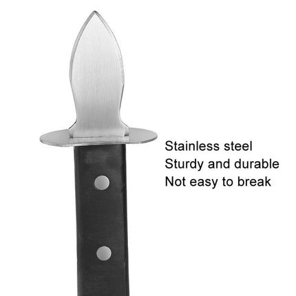 Stainless Steel Opening Oyster Scallop Tool Kitchen Shell Pryer