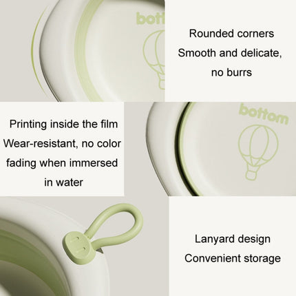 Children Folding Washbasin Newborn Baby Portable Thickened Plastic Wash Basin