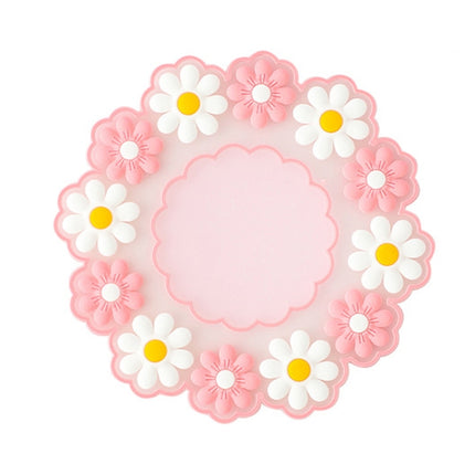 Household High Temperature Resistant Daisy Coasters Kitchen Tabletop Insulation Mat