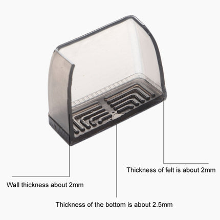 4pcs / Set Thickened Wear-Resistant Table And Chair Leg Covers Household Quiet Non-Slip Stool Foot Protector