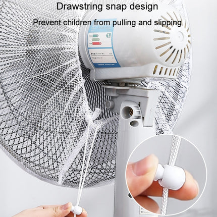 Children Anti-Pinch Hand Fan Cover All-around Fan Dustproof Mesh Cover