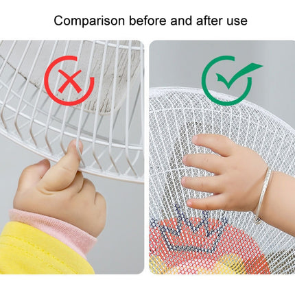 Children Anti-Pinch Hand Fan Cover All-around Fan Dustproof Mesh Cover