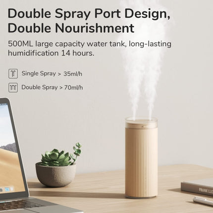 JisuLife HU16 Desktop Dual Mist Ports Humidifier - DealBuddy