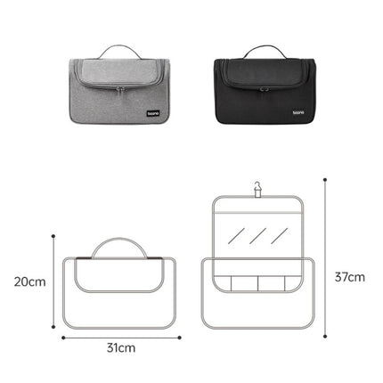 For Dyson Baona BN-DS002 Large Capacity Portable Handheld Hair Dryer Storage Bag with Hook