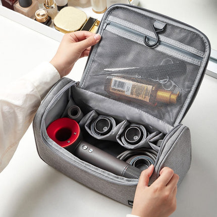 For Dyson Baona BN-DS002 Large Capacity Portable Handheld Hair Dryer Storage Bag with Hook - DealBuddy