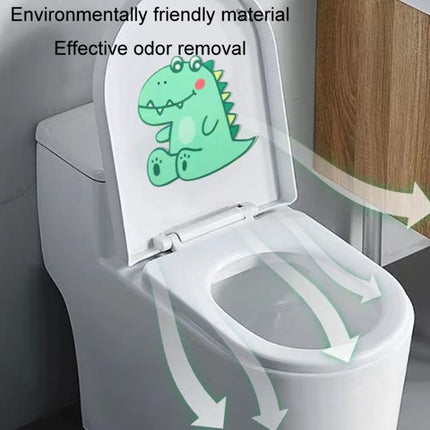 4pcs Bathroom Toilet Deodorant Stickers Felt Cute Cartoon Aromatherapy Decorative Wall Stickers, 22x18cm - DealBuddy