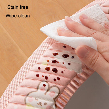 EVA Adhesive Toilet Pad Four Seasons Universal Cartoon Cute Waterproof Toilet Sticker, Gray Sunflower, White Little Flower, Pink Moon Rabbit, Blue Bear - DealBuddy