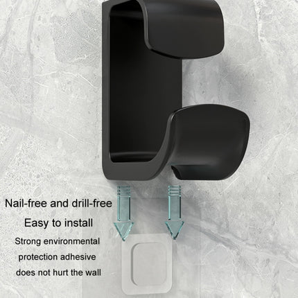 2pcs Bathroom Shelf No-Punch Washbasin Hook Kitchen Wall Mounted Storage Rack