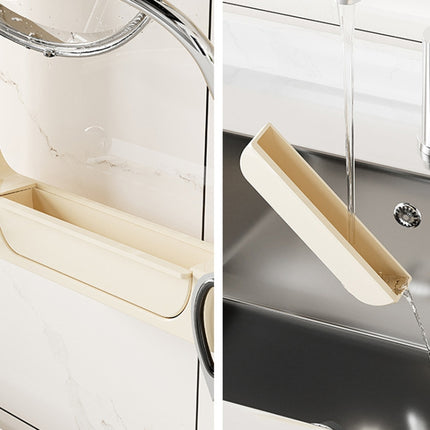 Wall Mount Pot Lids Holder No Punching Suction Cup Double Layer Storage Rack, Cream Color, Milk Tea Brown, Ivory White - DealBuddy