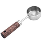 15ml Wooden Handle Stainless Steel Measuring Spoon Coffee Powder Milk Powder Spoon