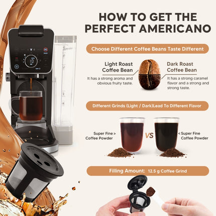 For Ninja Dual Brew Coffee Machines Three Holes Coffee Capsule Filter