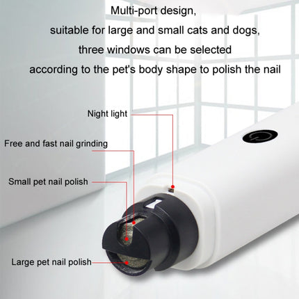Pet Fully Automatic Nail Grinder With LED Light - DealBuddy