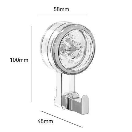 Bathroom Suction Cup Hooks Household Wall Mounted Hanging Organizer - DealBuddy