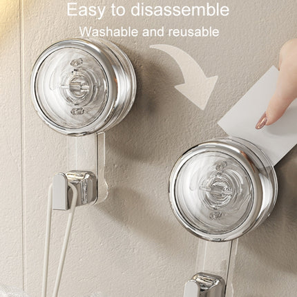Bathroom Suction Cup Hooks Household Wall Mounted Hanging Organizer - DealBuddy