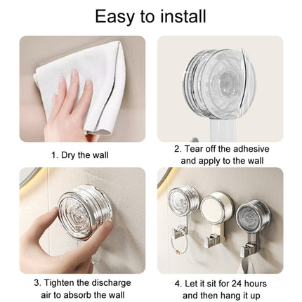 Bathroom Suction Cup Hooks Household Wall Mounted Hanging Organizer - DealBuddy