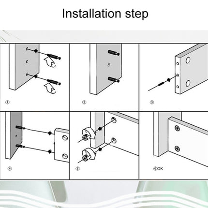 3 In 1 Screw Connector Furniture Link Fixer Closet Eccentric Wheel Nut Connection Fastener