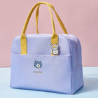 Thickened Portable Thermal Lunch Bag Waterproof Large Capacity Bento Bag With Badge - DealBuddy