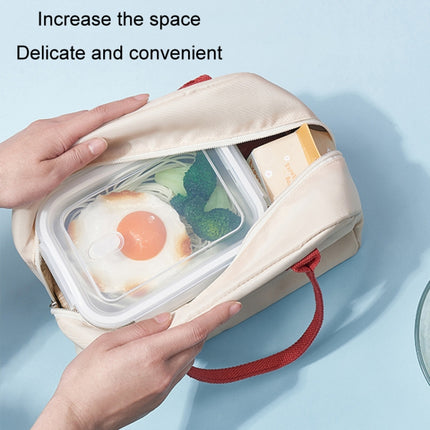 Thickened Portable Thermal Lunch Bag Waterproof Large Capacity Bento Bag With Badge - DealBuddy