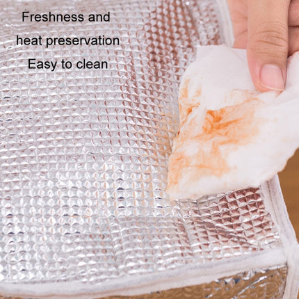 Thickened Portable Thermal Lunch Bag Waterproof Large Capacity Bento Bag With Badge - DealBuddy
