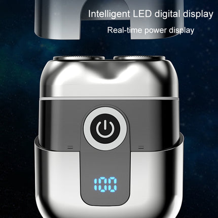 Double Ring Magnetic Electric Shaver Travel Portable Rechargeable Full Body Washable Men Razor - DealBuddy