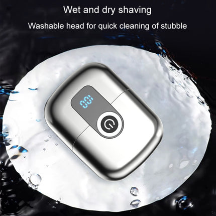 Double Ring Magnetic Electric Shaver Travel Portable Rechargeable Full Body Washable Men Razor - DealBuddy