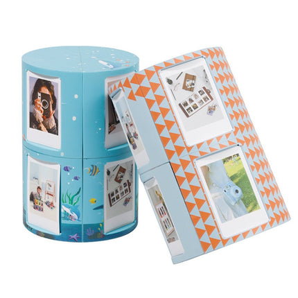 For Mini 3-Inch Transformable DIY Photo Frame Stand Storage Rack