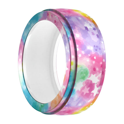 For Samsung Galaxy Ring / Oura Ring Silicone Elastic Printing Cover Scratch Resistant Case, S, M - DealBuddy